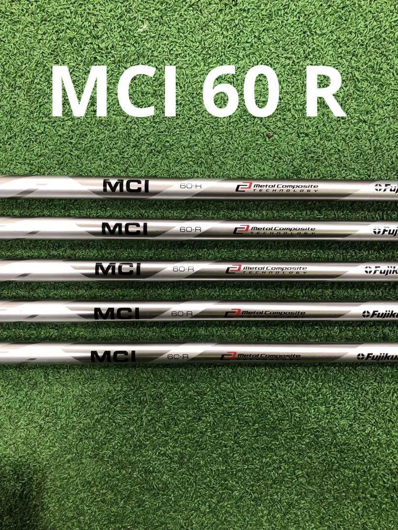 フジクラ MCI 60 (R)メタルコンポジットアイアン 5-W 6本セット フジクラ MCI 60 (R)メタルコンポジットアイアン 5-W 6本セット