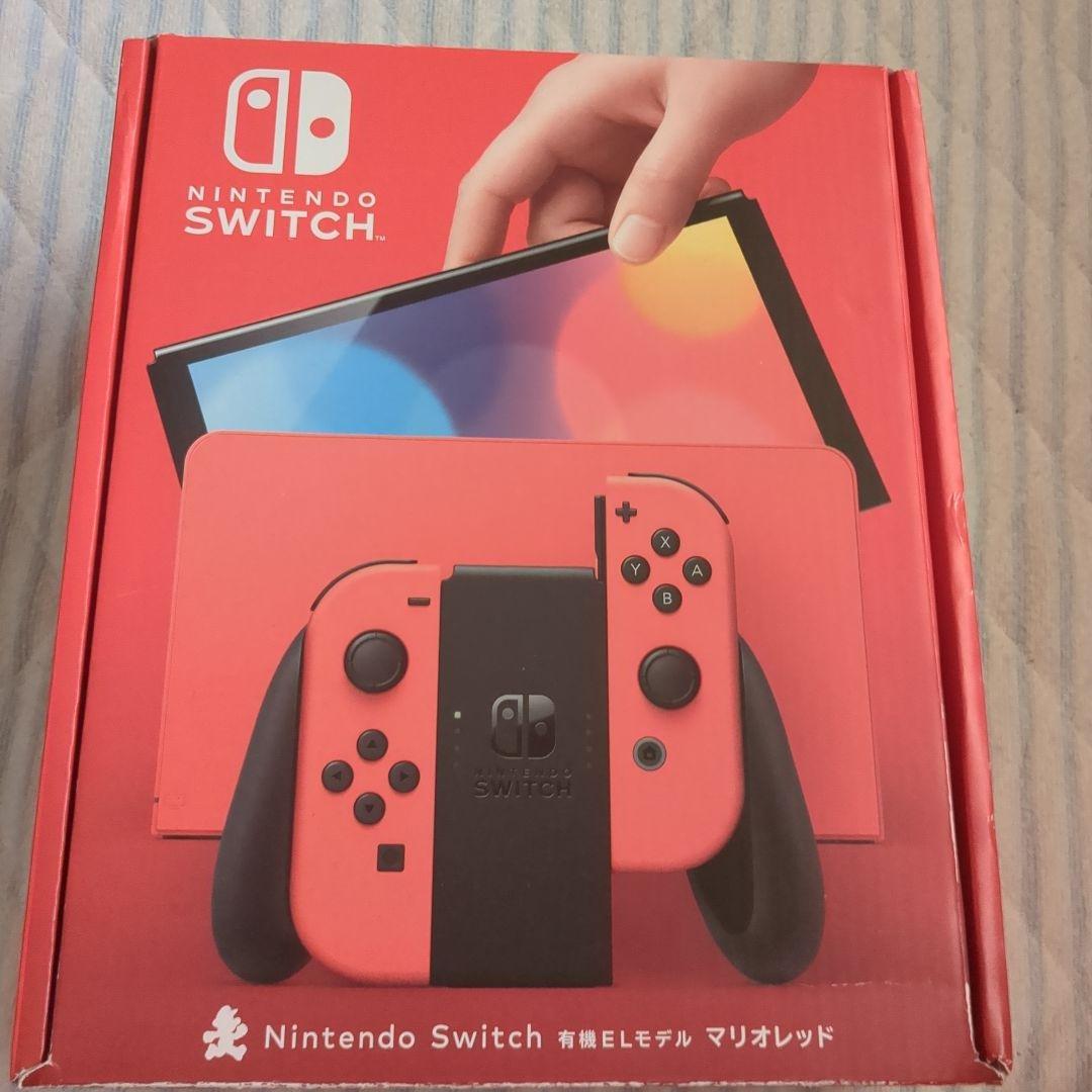 Nintendo Switch 有機ELモデル マリオレッド - メルカリ