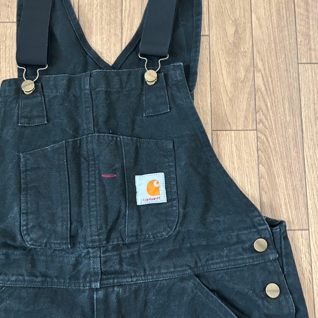 カーハート❣️オーバーオール　サロペット　オールインワン　ロゴ　オーバーオール