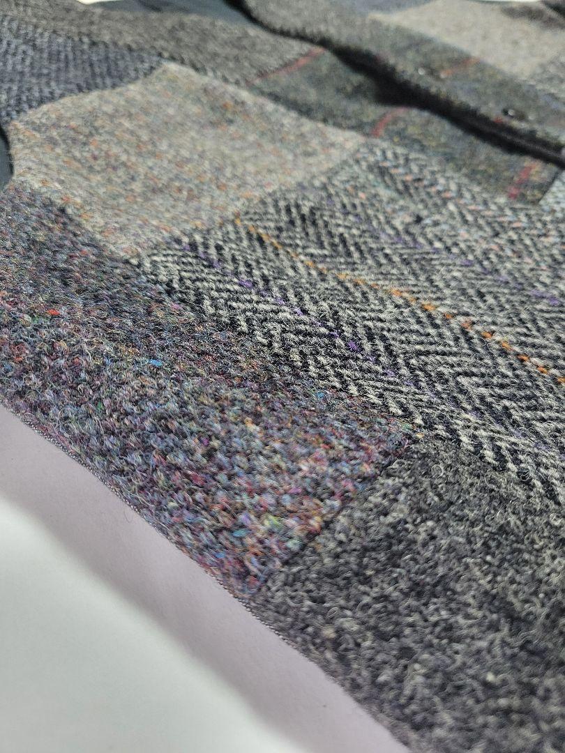 Harris Tweed 美品 試着のみ パッチワーク ベスト