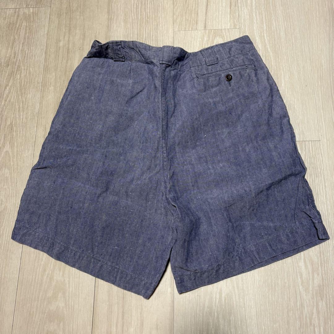 【Euro vintage】40s linen short pants