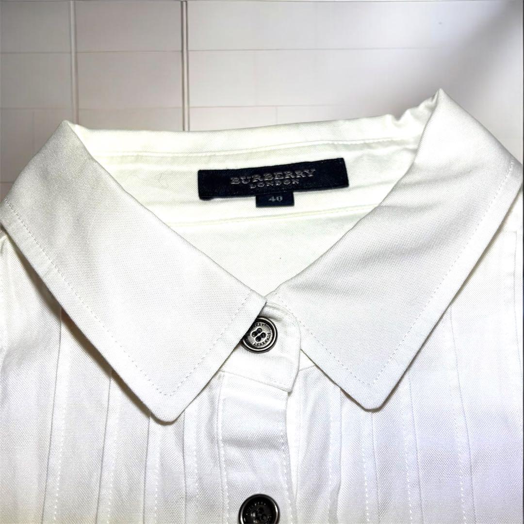 美品　BURBERRY LONDON シャツ　サイズ40 ホワイト