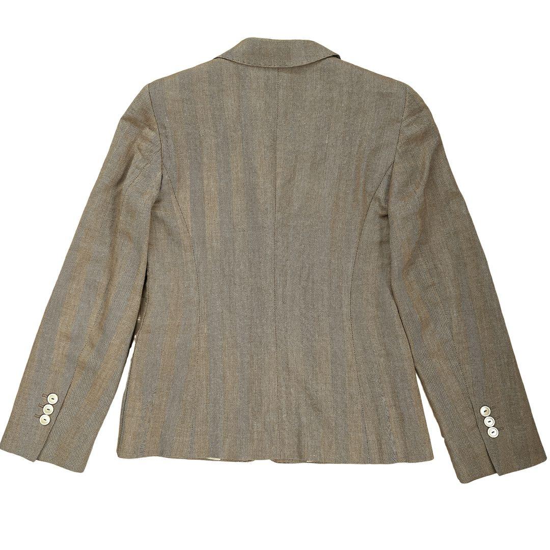Max Mara　スーツ　ジャケット　パンツ　茶色　イタリア製　銀タグ