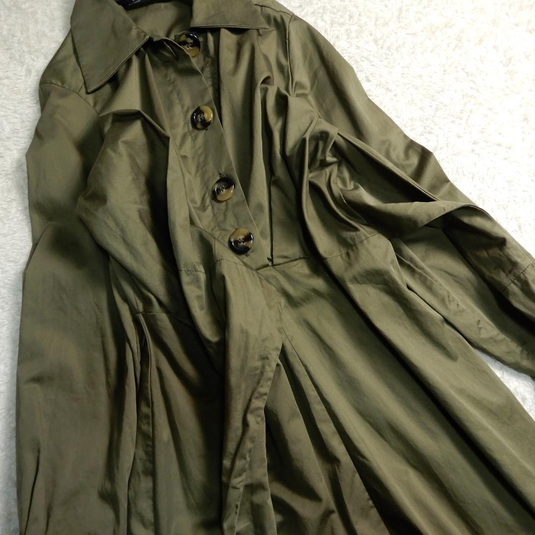 ザラ ZARA WOMAN フロントウエストリボンデザイン ロングワンピース S