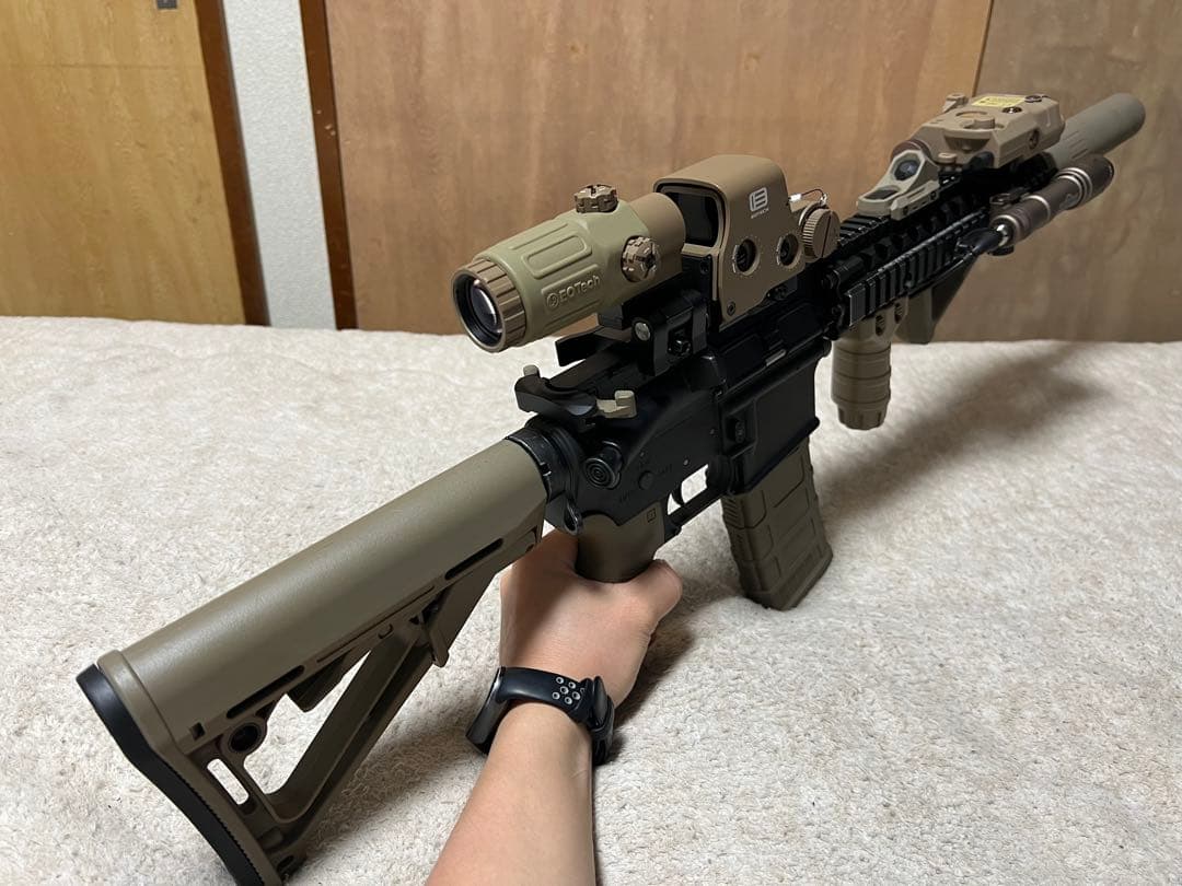 東京マルイ mk18 mod.1 ガスブローバック カスタム付 属品多数
