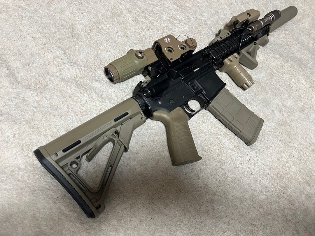 東京マルイ mk18 mod.1 ガスブローバック カスタム付 属品多数