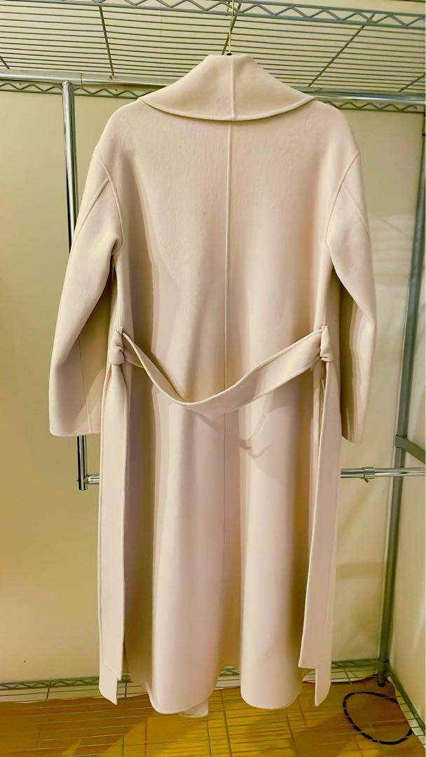 allureville カシミヤ混リバーコート　ベージュ