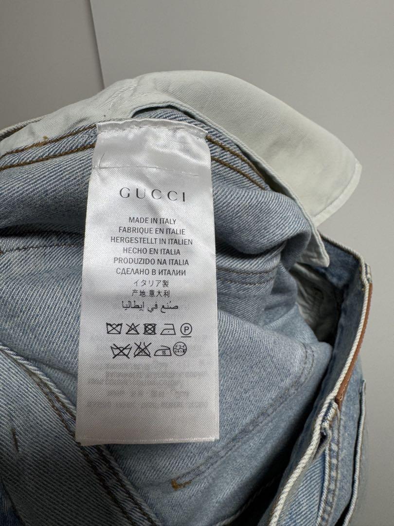 パンツ GUCCI Printed Chlorine Punk Jeans 452428