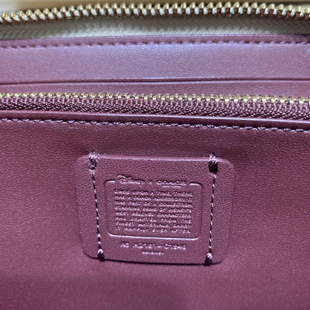 コーチ COACH　長財布　ディズニーシンデレラコラボ　シグネチャー