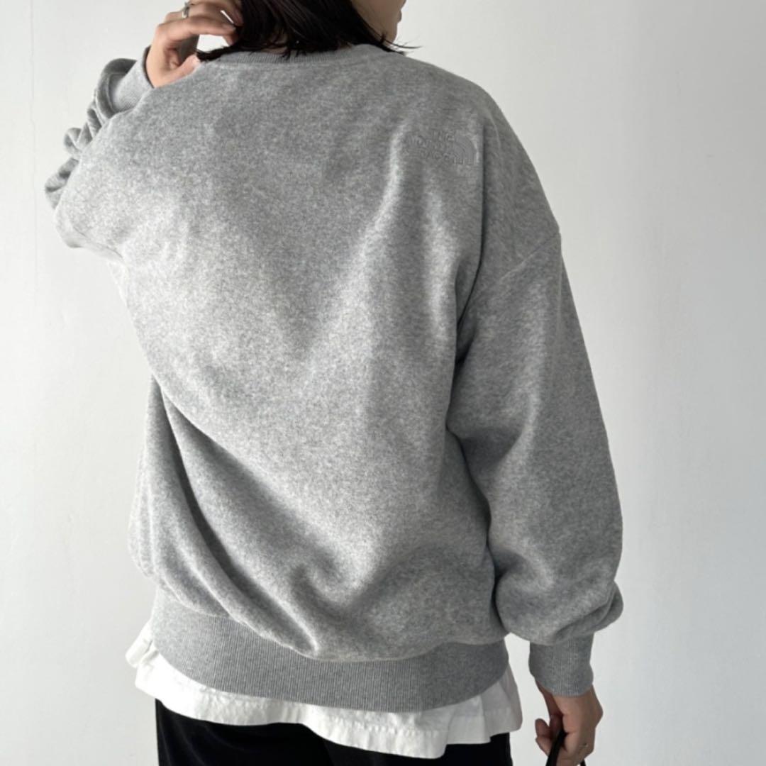 【Mサイズ】The North Face テリー スウェットシャツ グレー