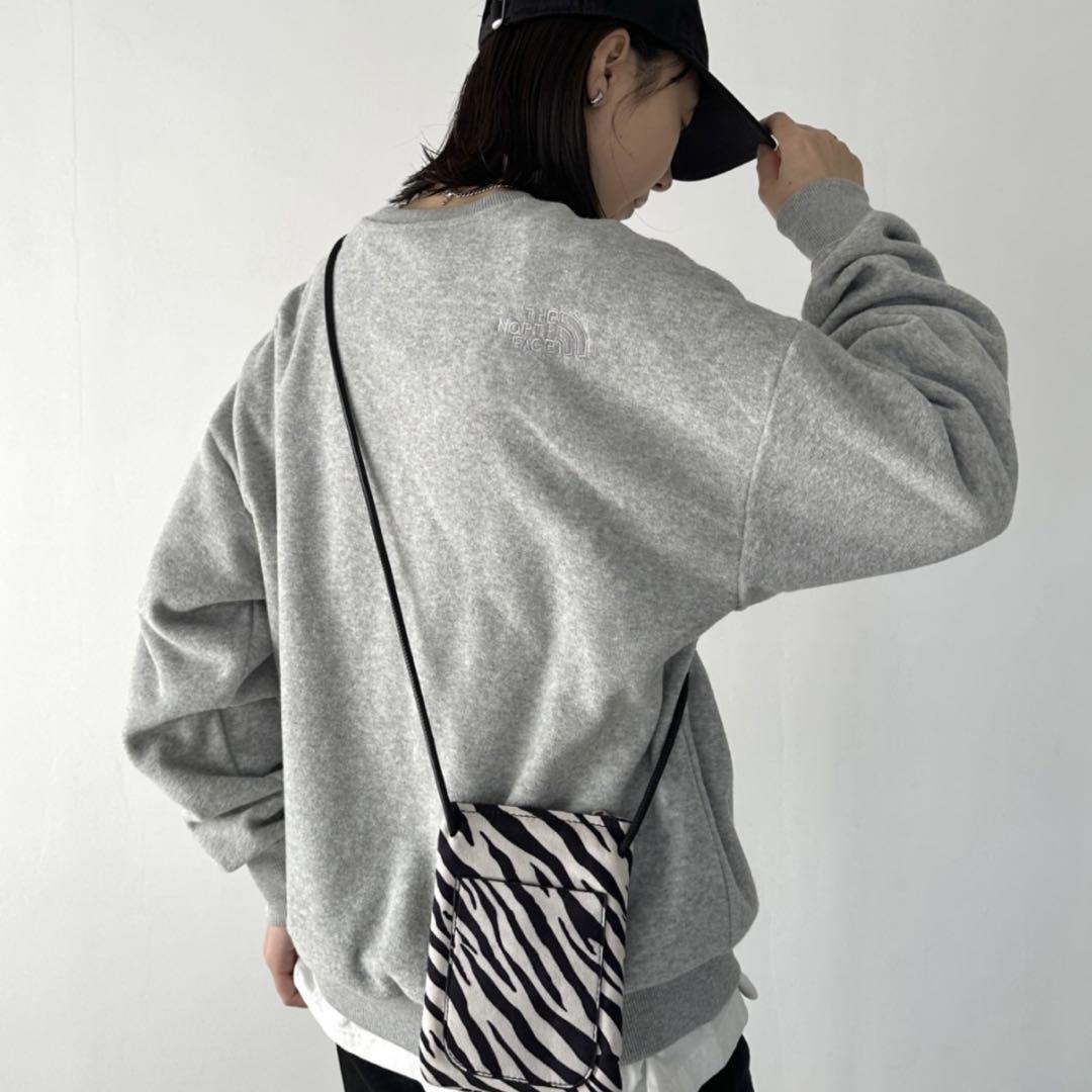 【Mサイズ】The North Face テリー スウェットシャツ グレー