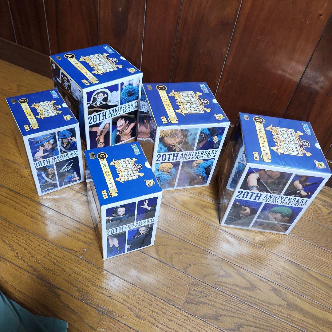 ワンピース 一番くじ 20th anniversary 記念フィギュア まとめ売 ワンピース 一番くじ 20th anniversary 記念フィギュア まとめ売