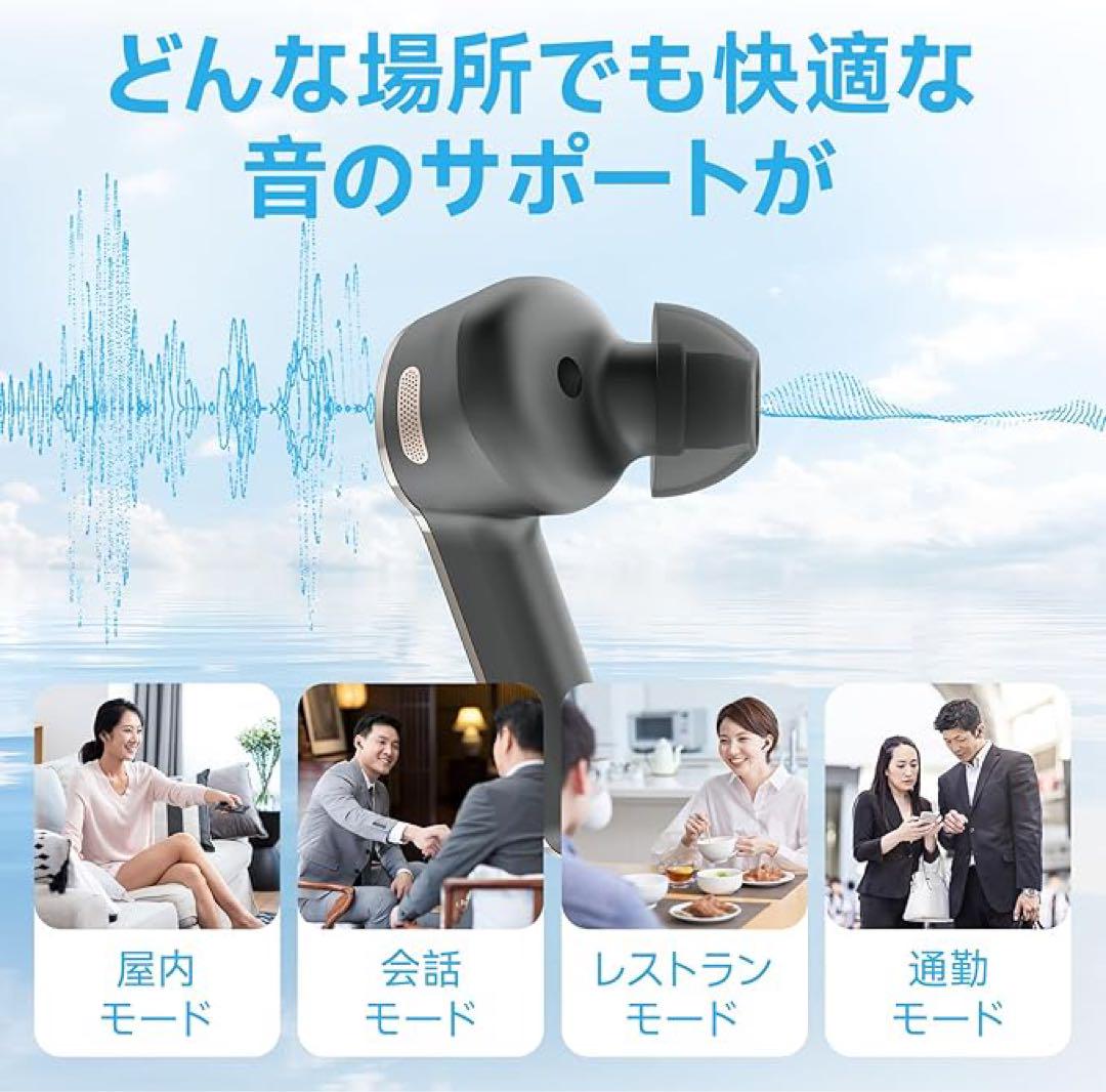 集音器 Bluetooth5.3 ワイヤレス イヤホン型高齢者若者向け長時間使用 Amazon.co.jp: Cearvol 集音器 Bluetooth5.3 ワイヤレス