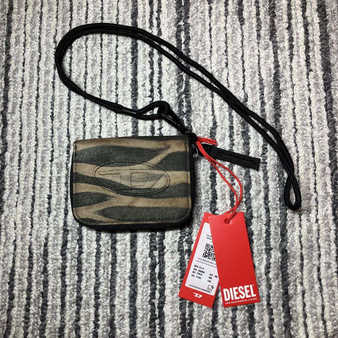 【未使用品】DIESEL CLE II ミリタリー マルチキーケース カーキ