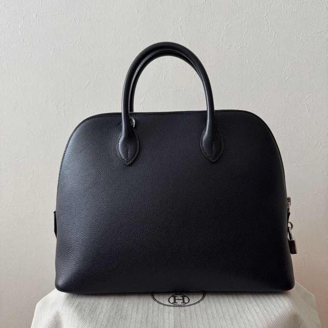 【極美品】HERMES ボリード1923 30 ブルーインディゴ A刻