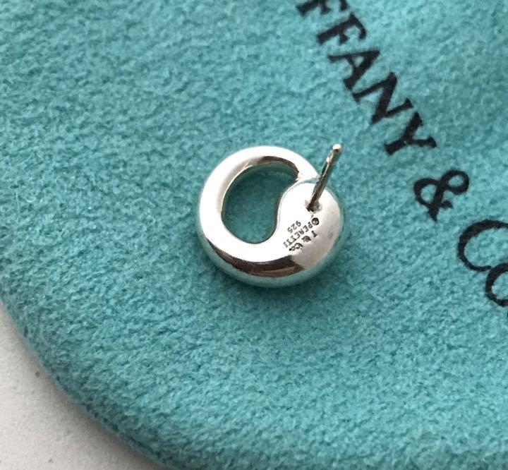 安価 ワタナベ Tiffany エターナルサークルピアス 美品 アクセサリー