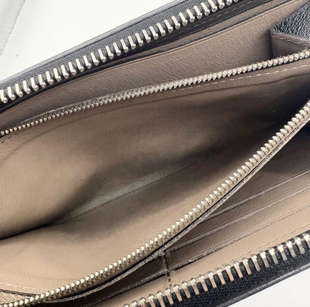 ①【美品】LOUIS VUITTON 財布 ポルトフォイユ コメット 黒