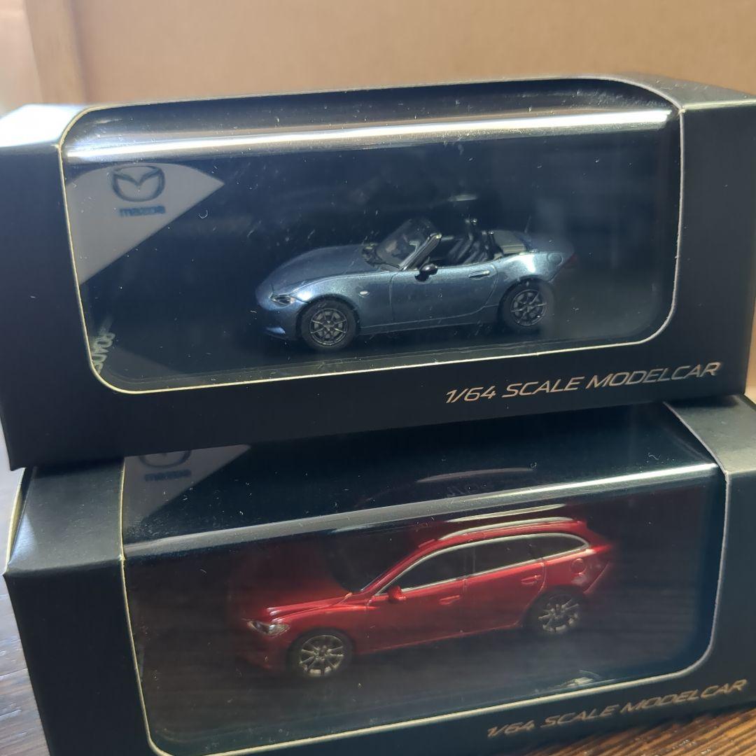 MAZDA 1/64 アテンザワゴン ロードスター 二点セット