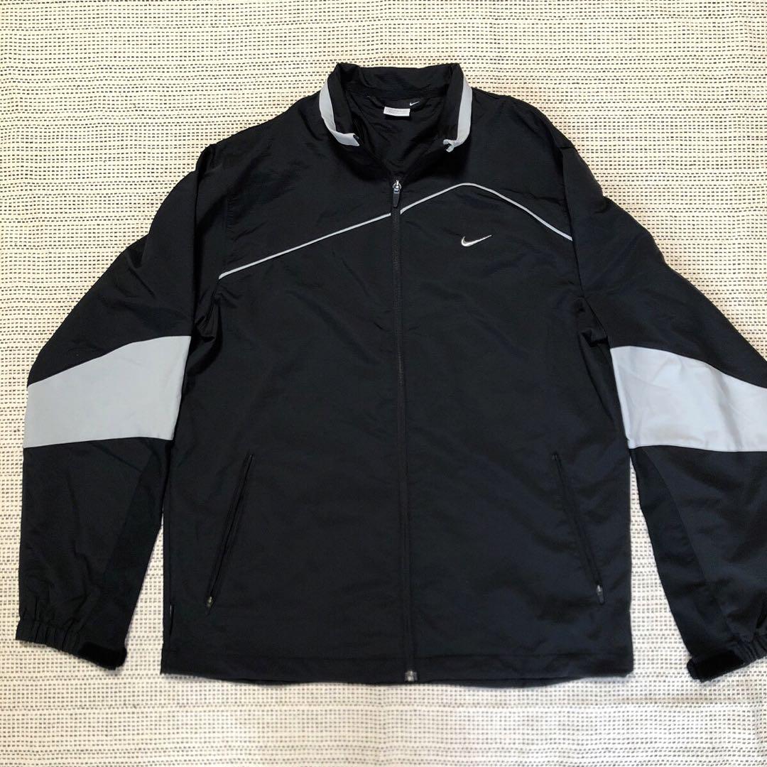 NIKE トレーニングナイロンジャケット ブラック XL ARCHIVE Y2K NIKE トレーニングナイロンジャケット ブラック XL ARCHIVE Y2K