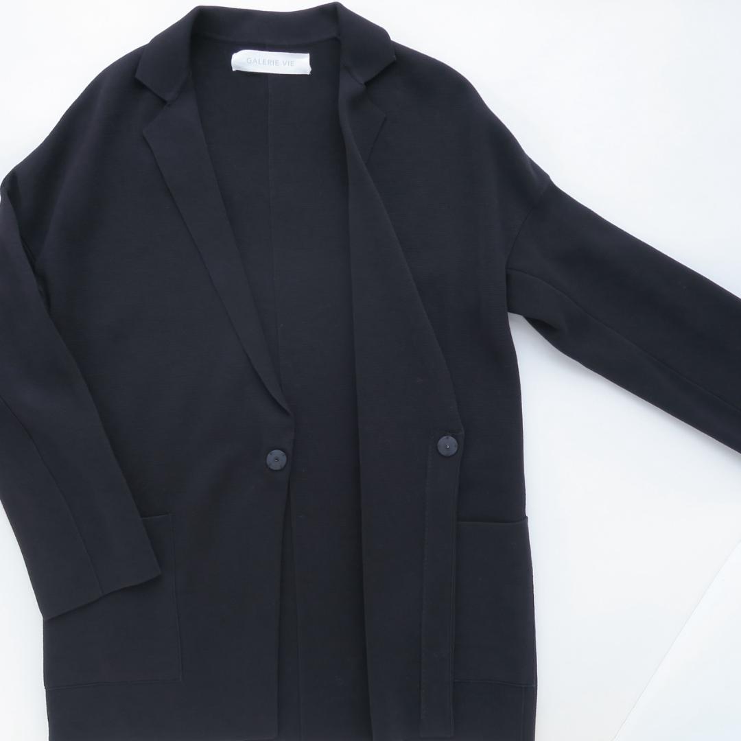 ギャルリーヴィ＝　トゥモローランド　新品同様　コットン　ネイビー　ジャケット