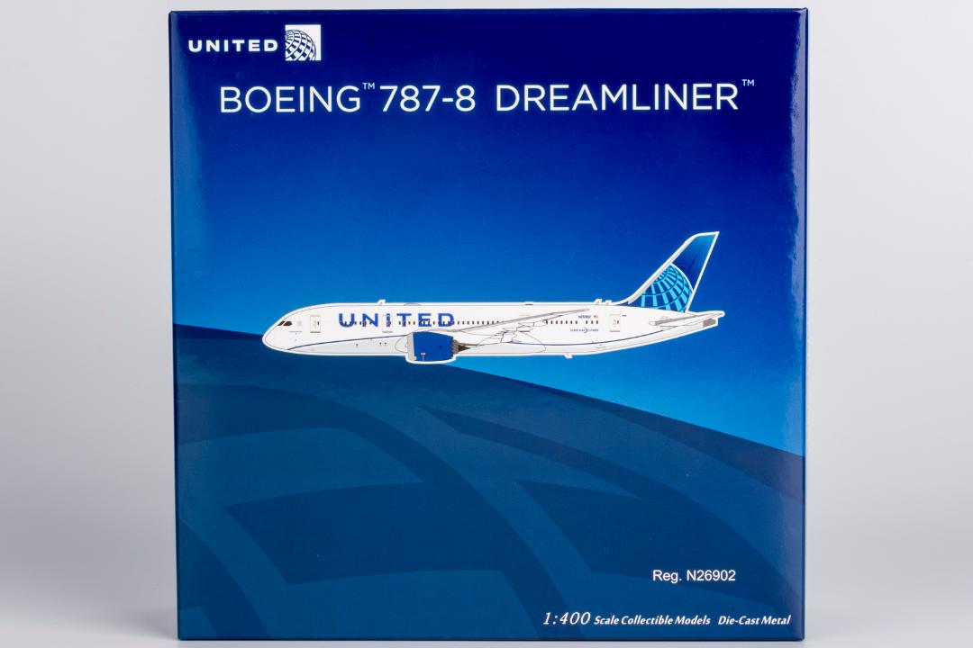 ユナイテッド航空 787-8 ドリームライナー N26902 1/400 ユナイテッド航空 787-8 ドリームライナー N26902 1/400 - メルカリ