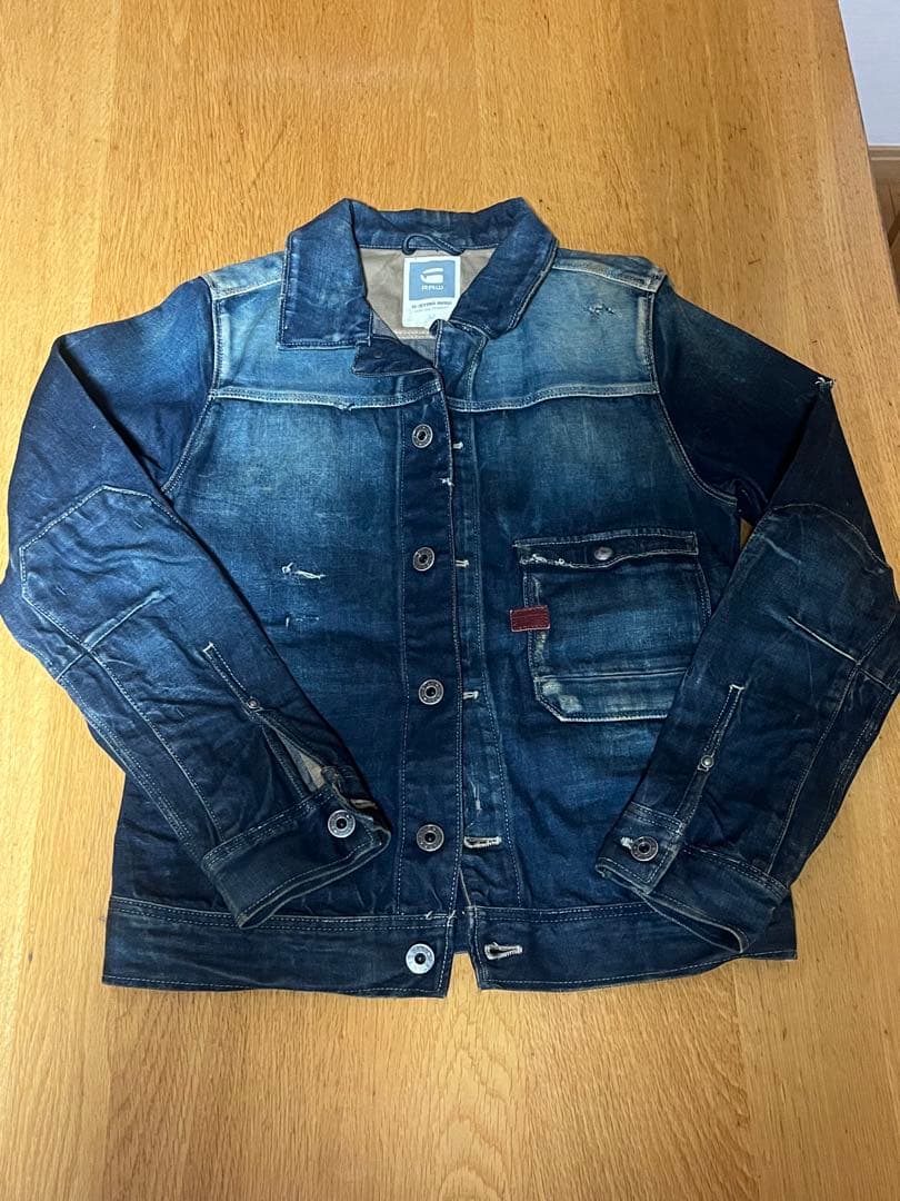 G-STAR RAW デニムジャケット Mサイズ ダークブルー G-STAR RAW ダークブルー デニムジャケット G STAR RAW ダーク