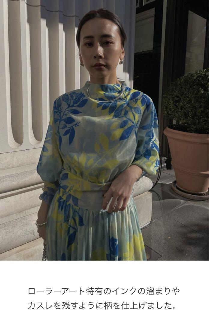 新品タグ付 MEDI ROLLER ART CHIFFON DRESS M 画像4