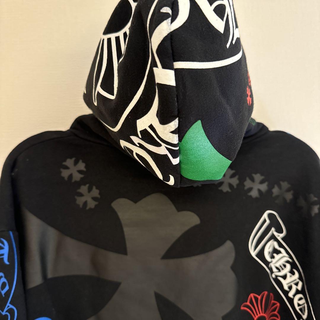 【中古】クロムハーツ CHROME HEARTS stencil hoodie