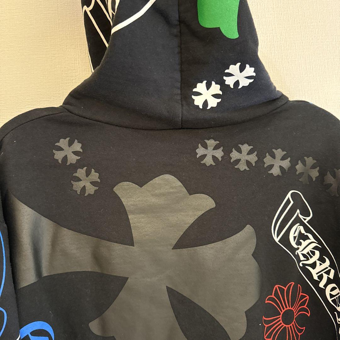 【中古】クロムハーツ CHROME HEARTS stencil hoodie
