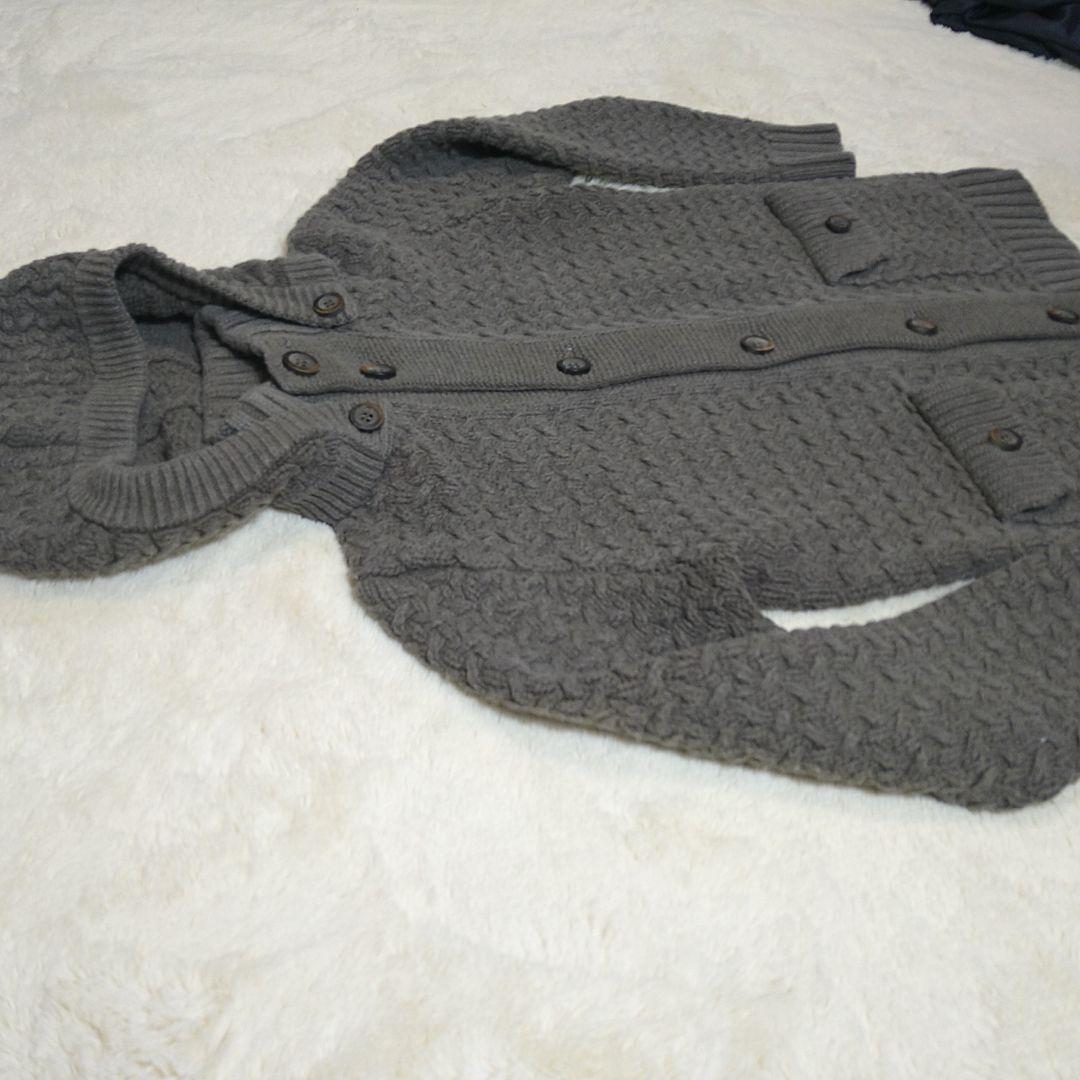 CIRCOLO 1901 極上ニットカーディガン フード付き 立体編み