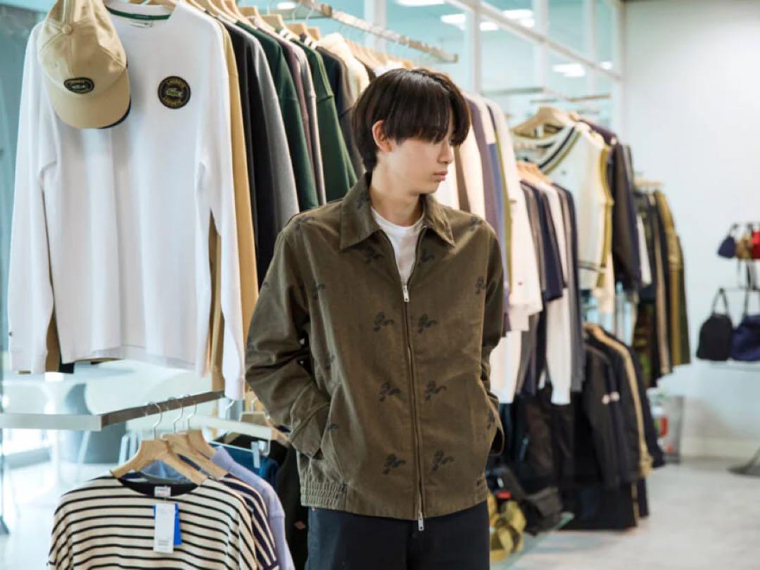 beams plus スイングトップ　ブルゾン ブラウン