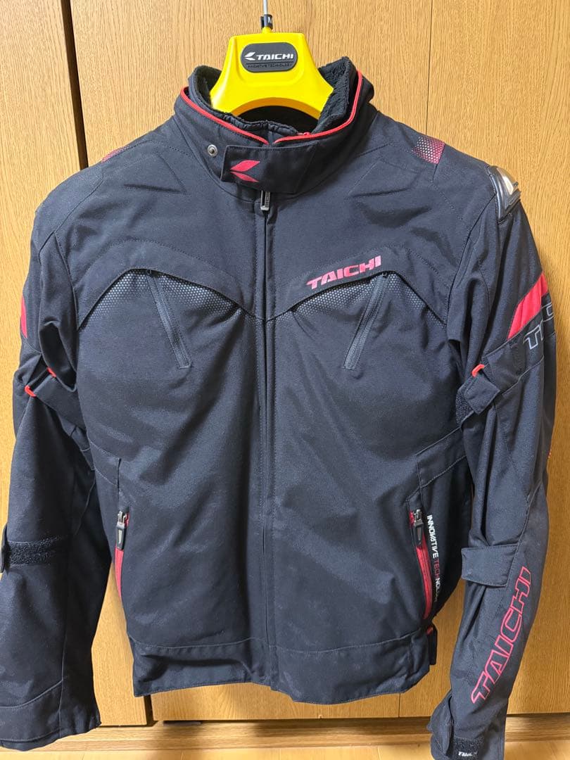 RSJ708 アームド オールシーズン ジャケット ブラック-レッド MサイズM RS TAICHI