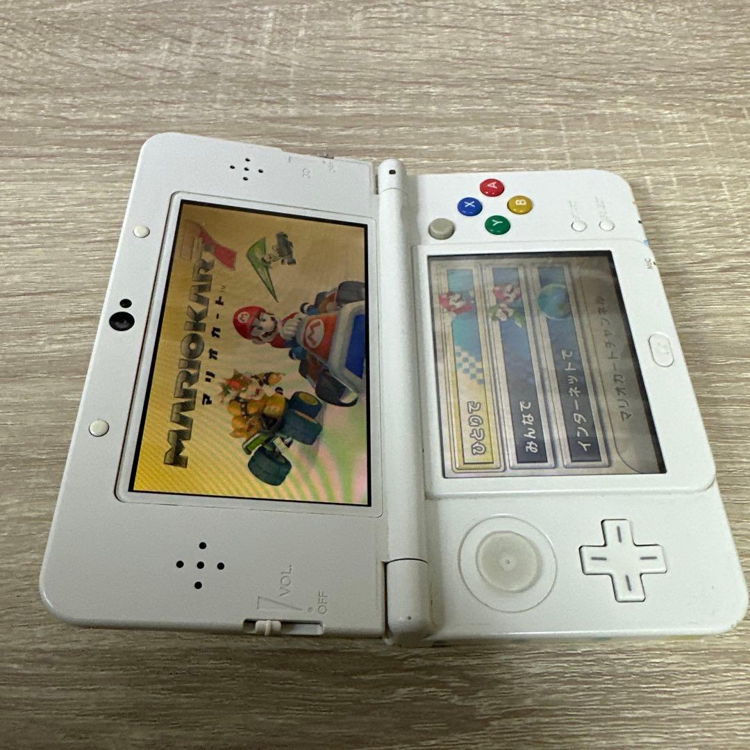 New ニンテンドー 3DS 本体　ホワイト　パステルドット　ジャンク