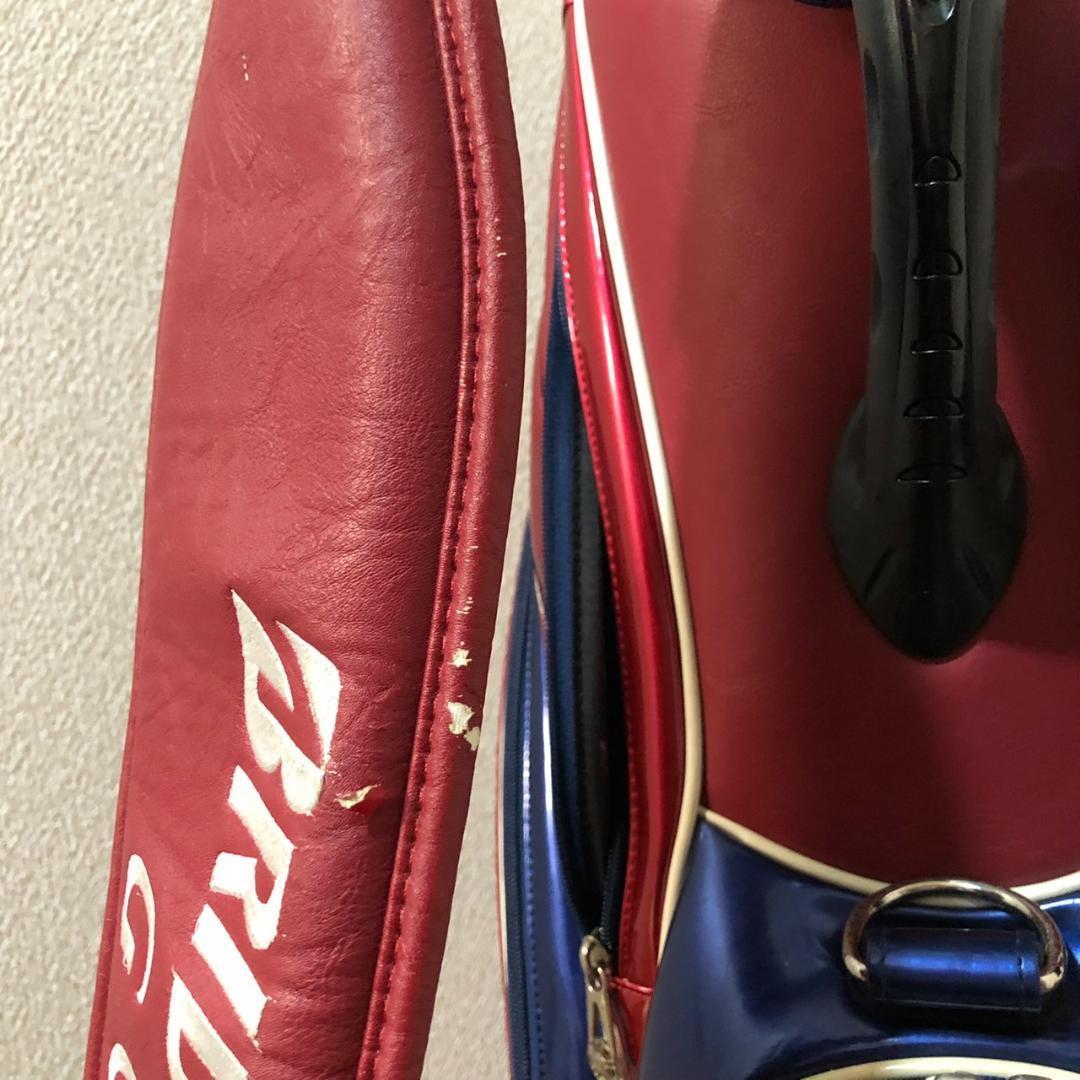 BRIDGESTONE ゴルフ キャディバッグ 赤 イギリス 国旗 ブリヂストン