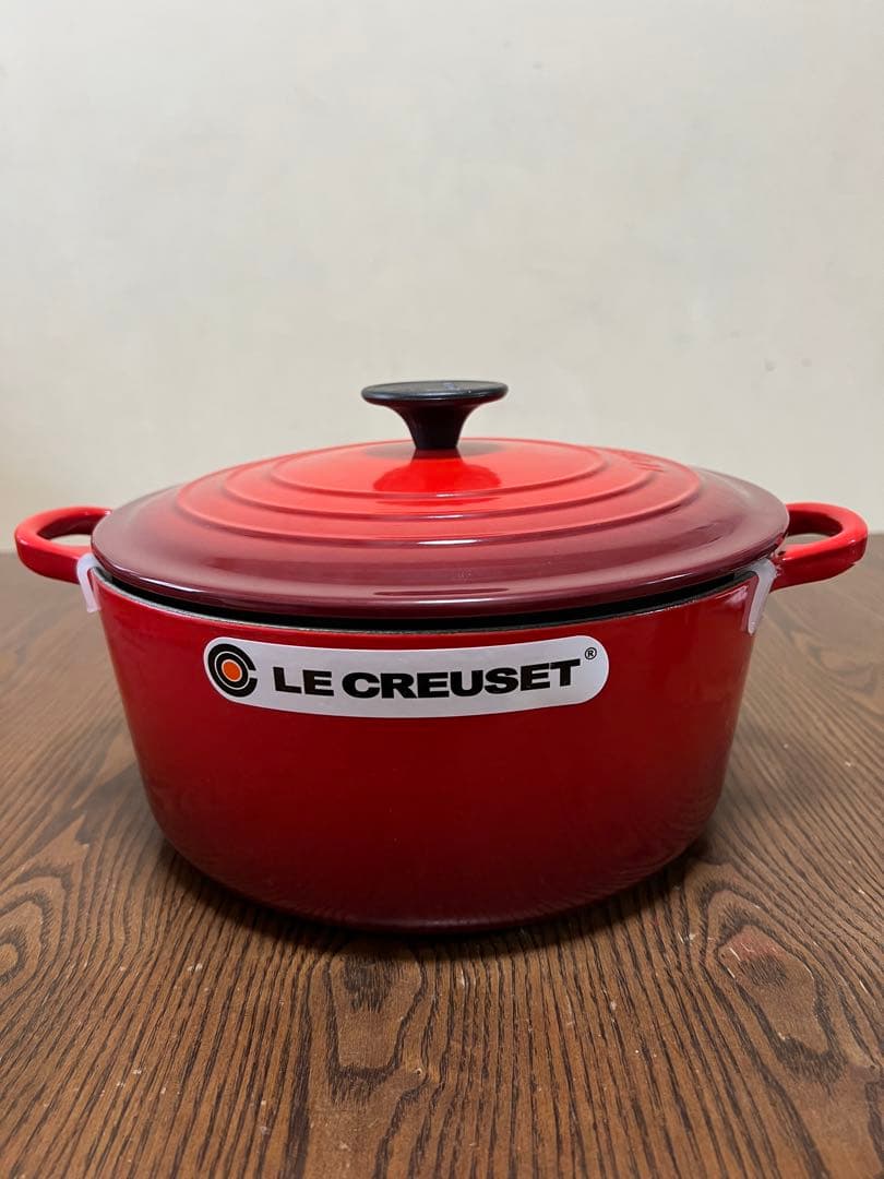 LE CREUSET ココット ロンド 24cm レッド