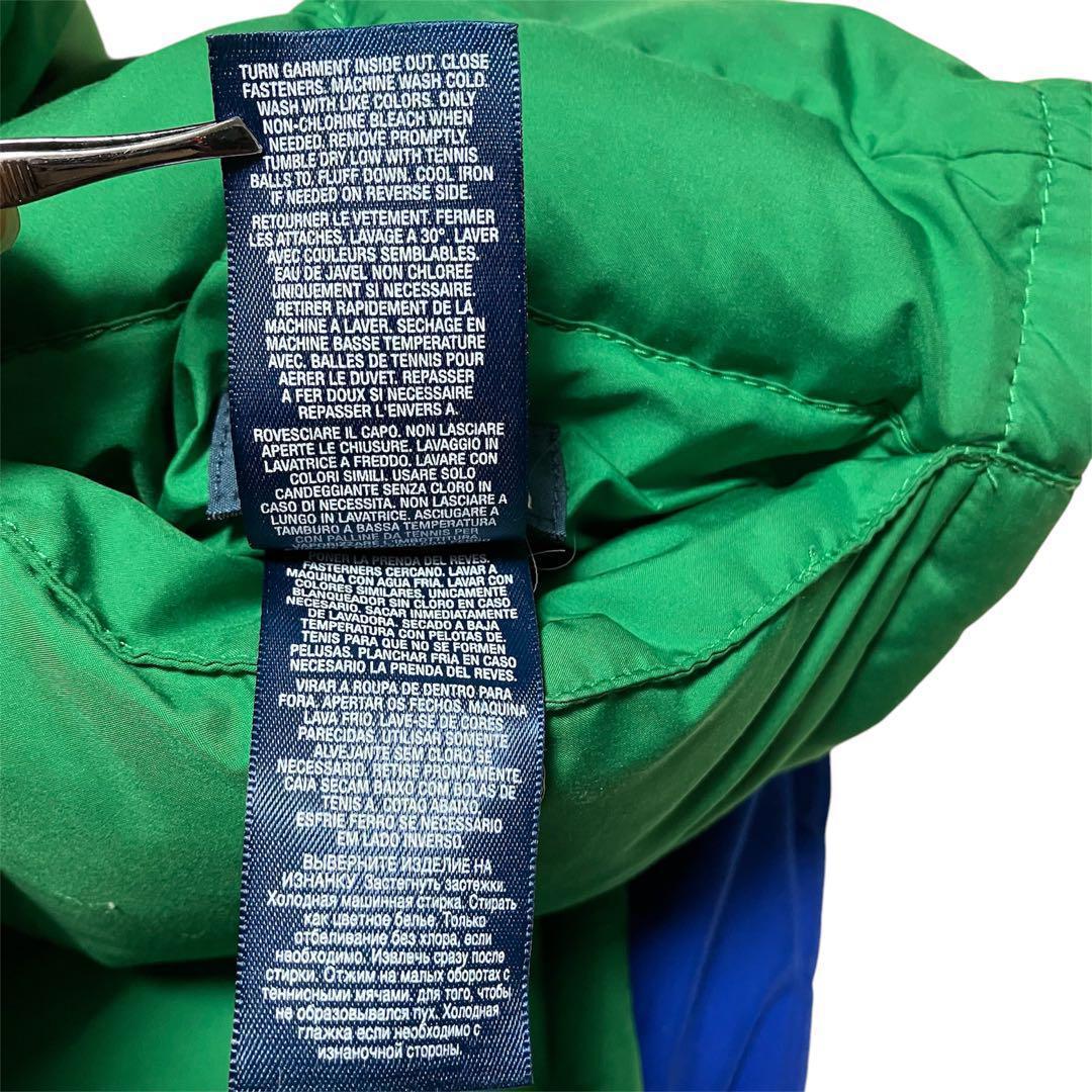 【リバーシブルダウンベスト】ポロバイラルフローレン ワンポイント グリーン XL 【リバーシブルダウンベスト】ポロバイラルフローレン ワンポイント グリーン XL