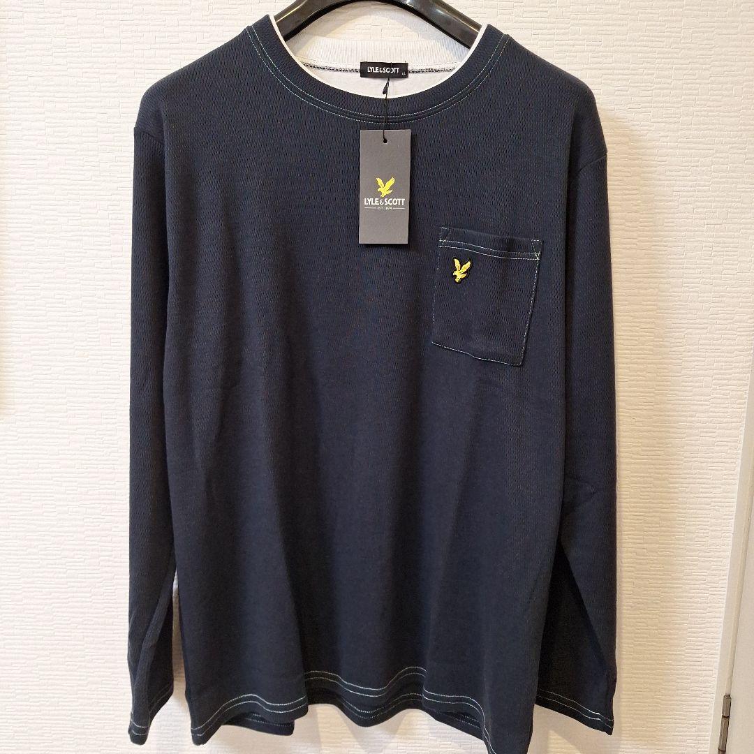 Lyle & Scott ネイビー 長袖カットソー LL
