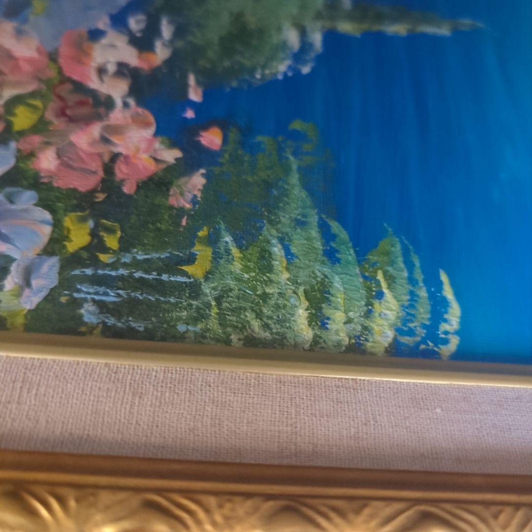 地中海風景　油絵