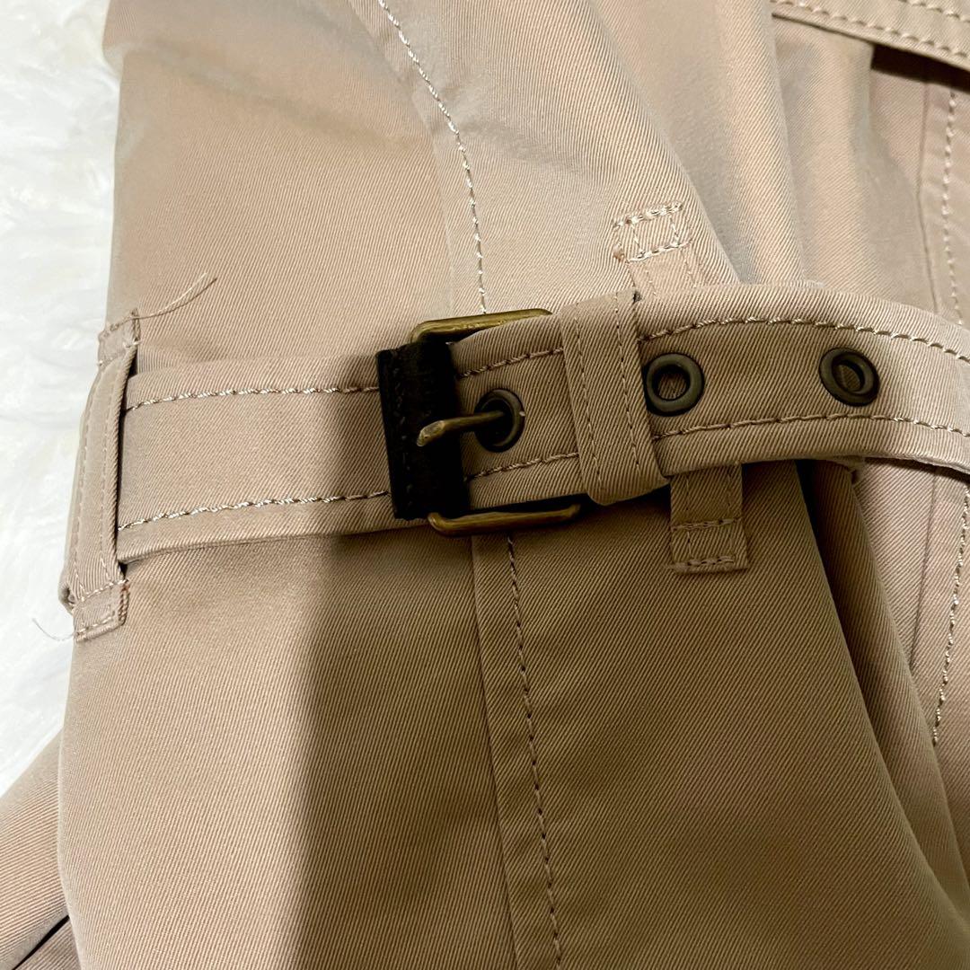 バーバリー　Burberry トレンチコート　ノバチェック　ベルト　ベージュ　L