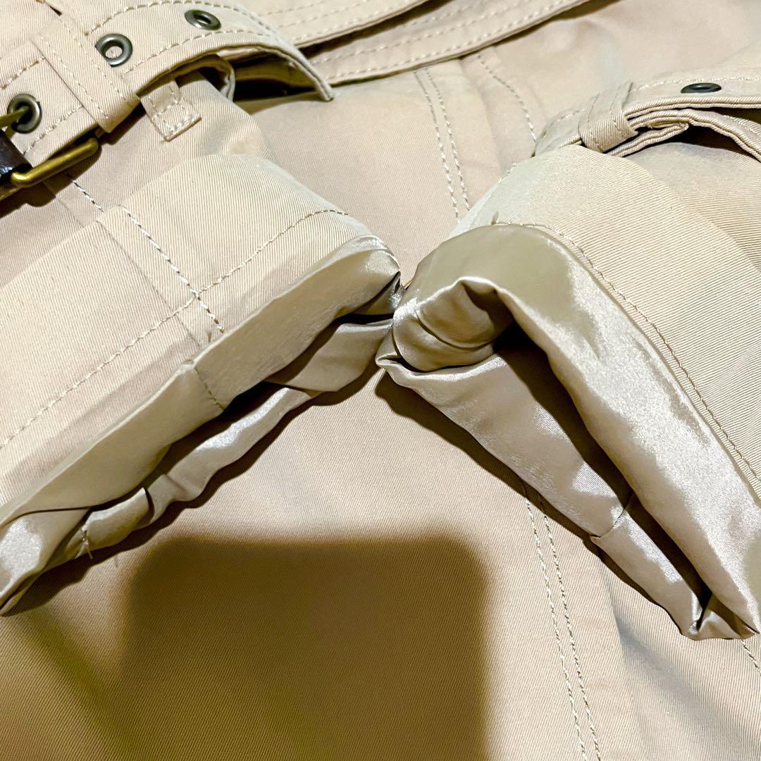 バーバリー　Burberry トレンチコート　ノバチェック　ベルト　ベージュ　L
