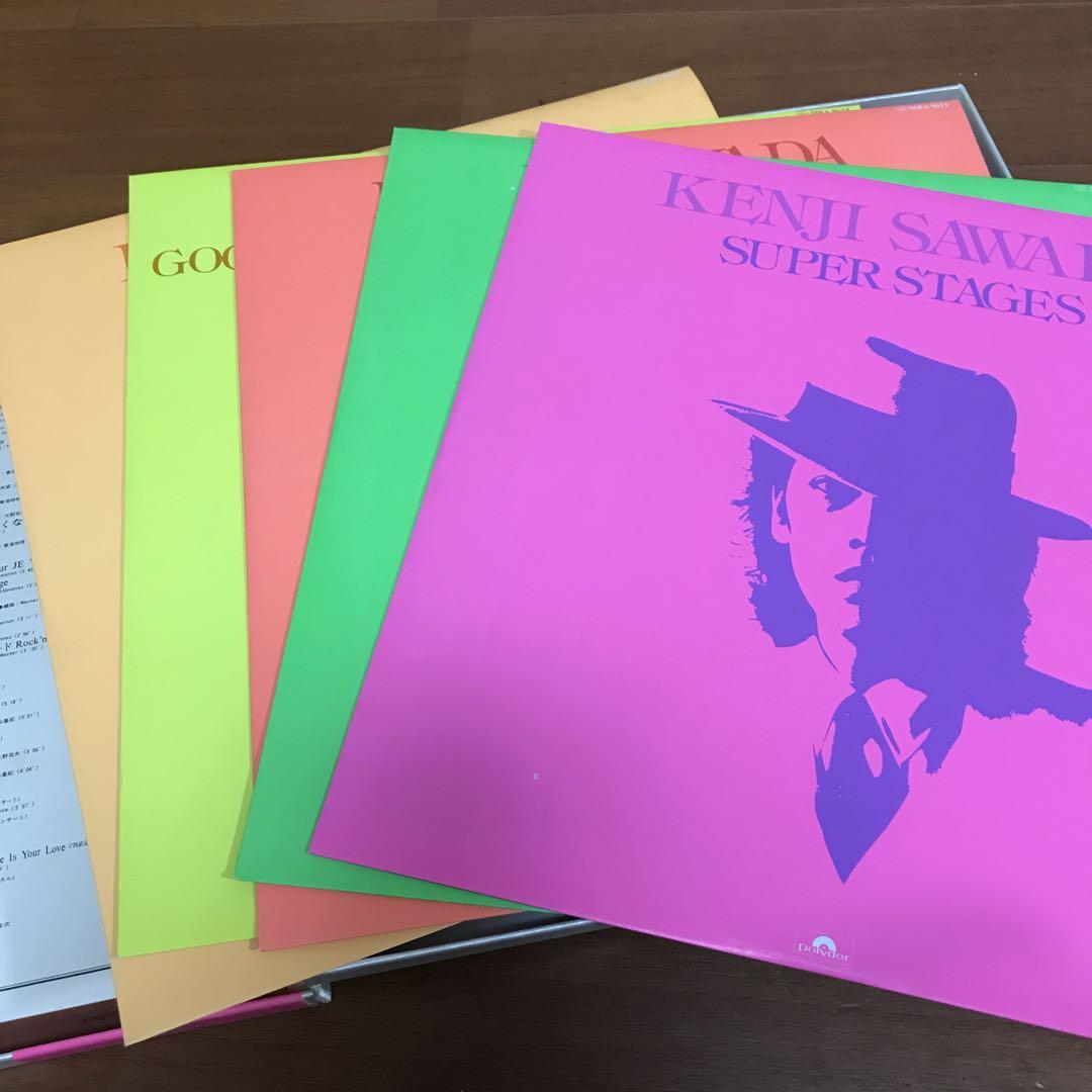 沢田研二 大全集 LP レコード5枚組 アルバム ジュリー 昭和