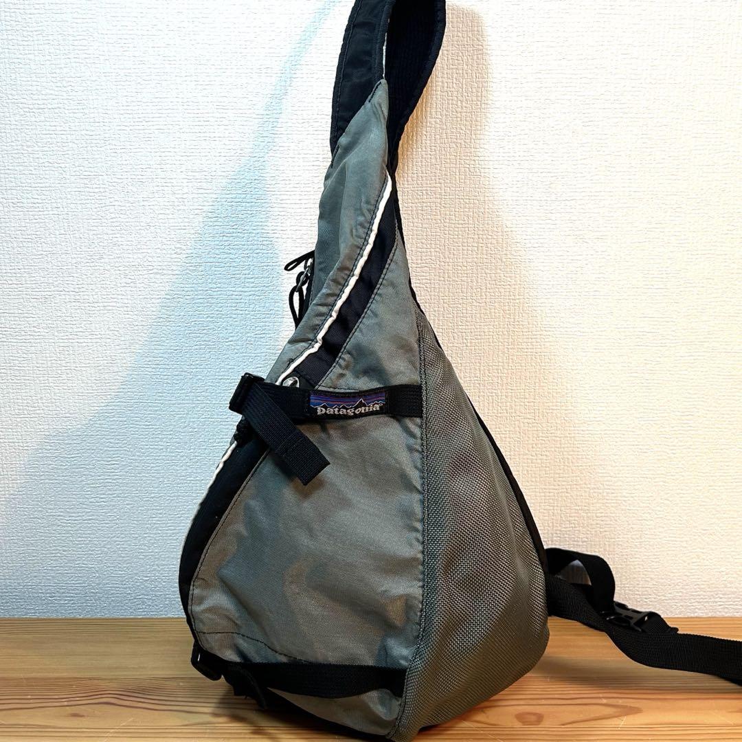 90s USA製 パタゴニア アトム スリングバッグ ボディバッグ 初期モデル