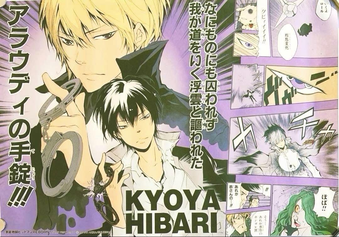 雲雀 リボーン ポスター ポスデル リミテッドポスター2 REBORN 家庭教師ヒットマンREBORN! まるくじ 超大吉 布ポスター 雲雀恭