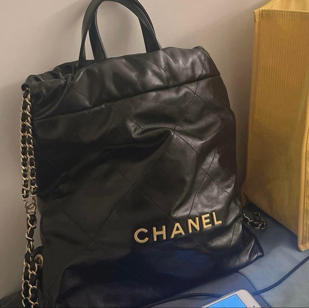 CHANEL シャネル22 マトラッセ リュック デイパック バックパック 美品