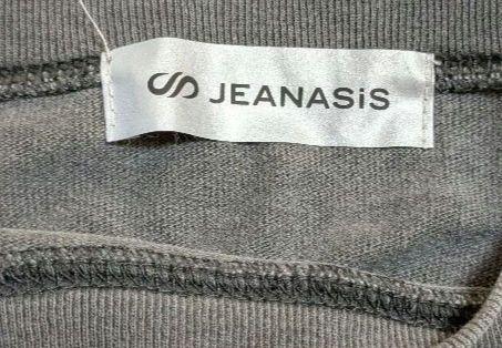 JEANASIS YOGA ☆ ピグメントキリカエTEE グレー
