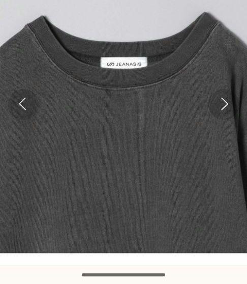 JEANASIS YOGA ☆ ピグメントキリカエTEE グレー