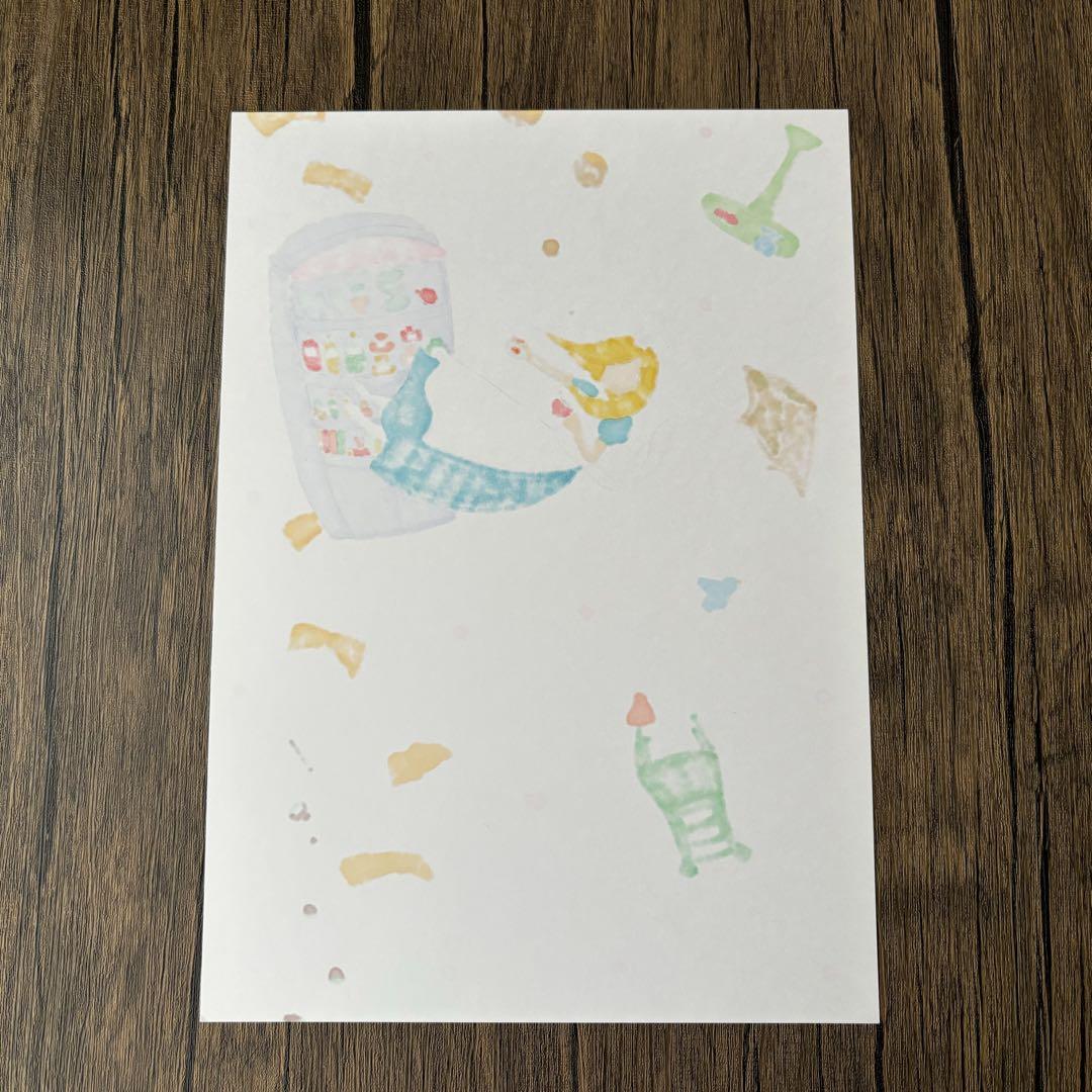 【1449】【不思議の国のアリスの絵】手描きアナログ創作自作コピックイラスト原画