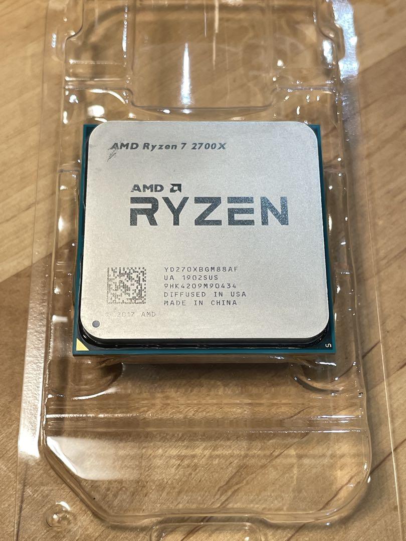 【動作確認済】AMD Ryzen7 2700X 本体のみ Amazon.co.jp: AMD CPU Ryzen 7 2700X with Wraith Prism cooler