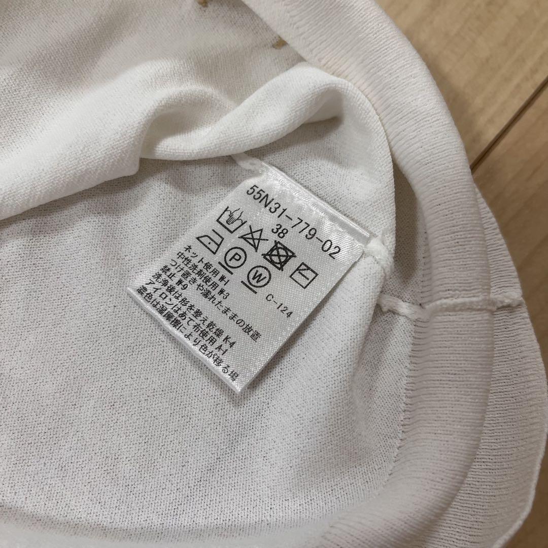 BLUE LABEL CRESTBRIDGE ホワイトカーディガン 38 BLUE LABEL CRESTBRIDGE - 美品✨ブルーレーベルクレスト