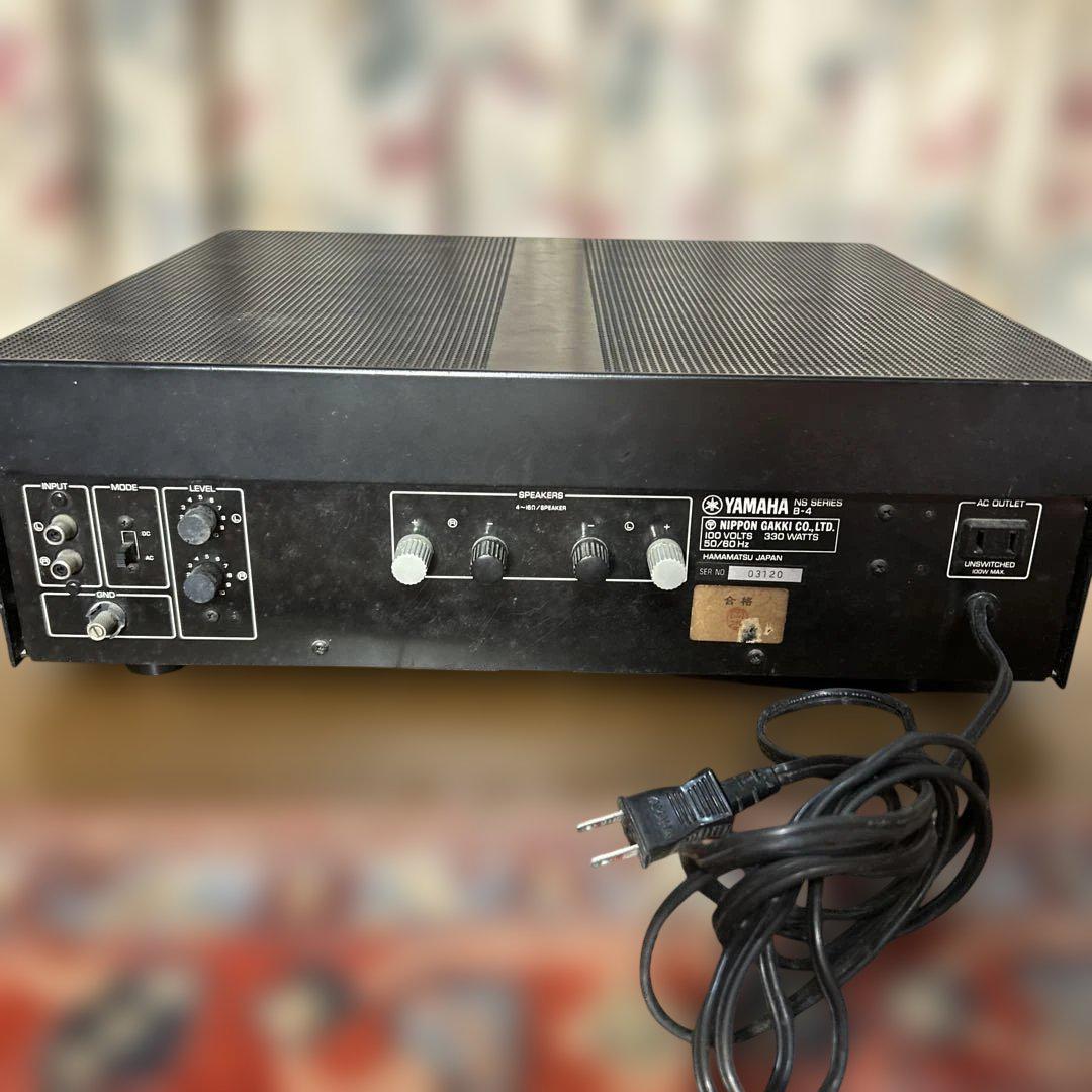 YAMAHA ヤマハ B-4 パワーアンプ C-4 コントロールアンプセット YAMAHA ヤマハ B-4 パワーアンプ C-4 コントロールアンプセット